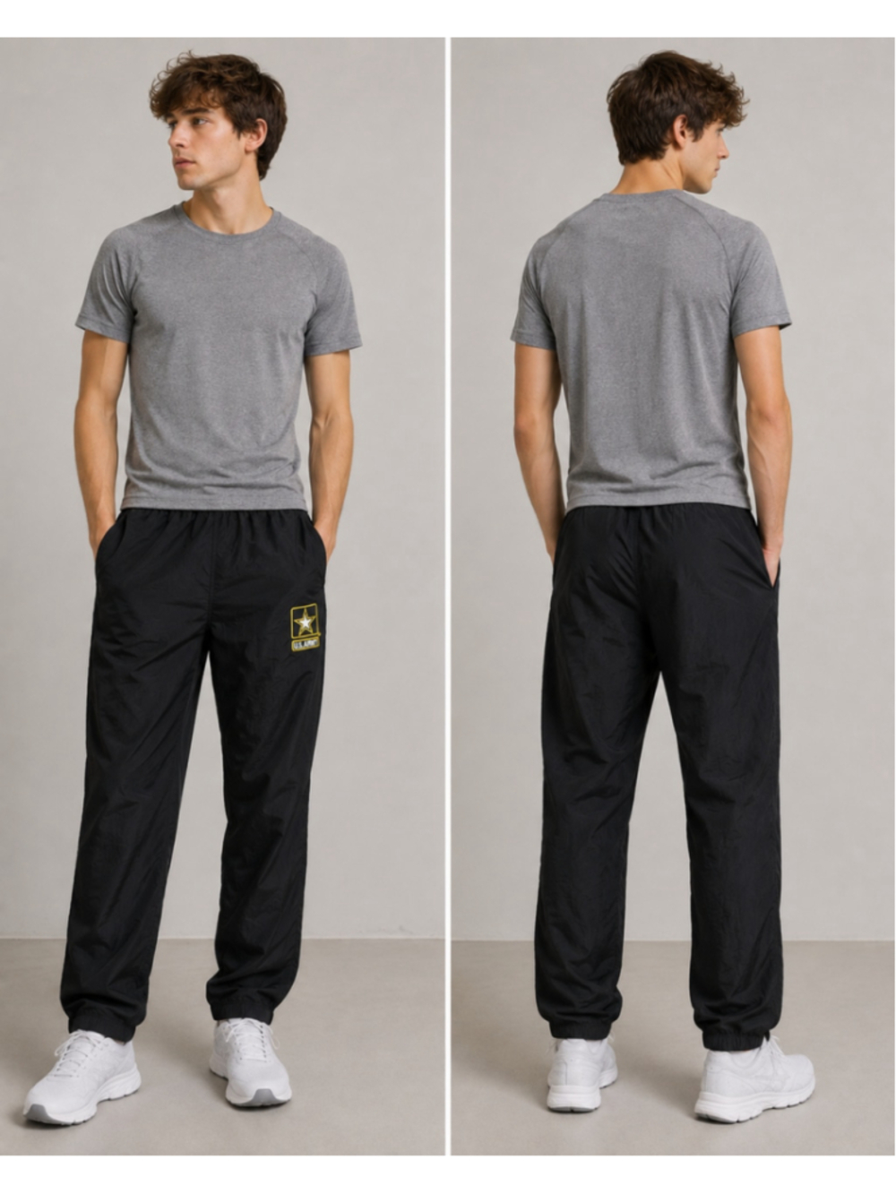 Men's U.S. Army Physical Fitness Uniform Sweatpants Black Size S